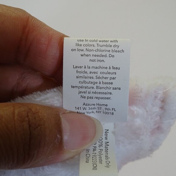 Lila and Jack Baby Security Blanket Lovey Lamb Sheep Pink Plaid Plush AT1853 - Picture 6 of 12